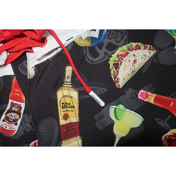 Dixxon Swim Trunks Board Shorts Fiesta Tequila Cocktails Luchador Men's 38 - Picture 3 of 7